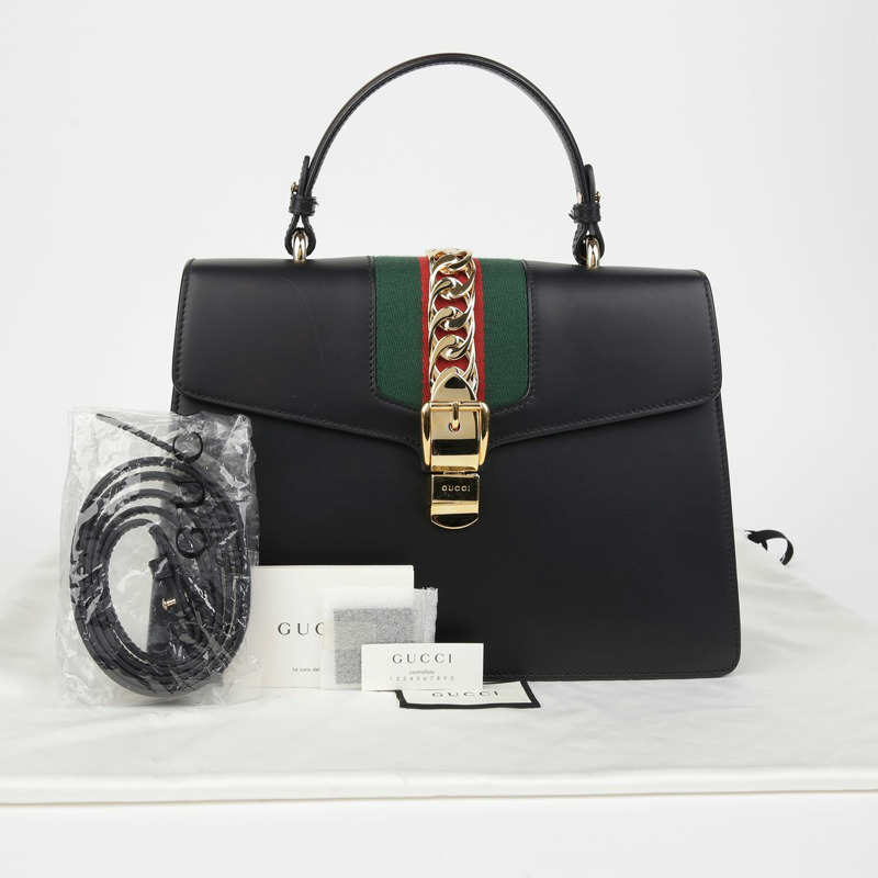 GUCCI Silvi 中型頂部提把托特單肩包 431665-0