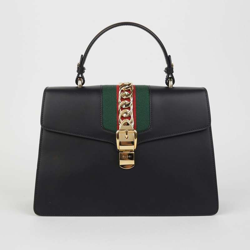GUCCI Silvi 中型頂部提把托特單肩包 431665-1