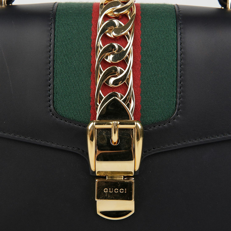 GUCCI Silvi 中型頂部提把托特單肩包 431665-2