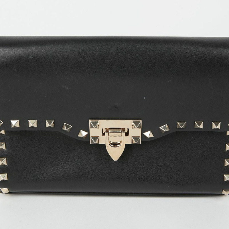 VALENTINO 2B0181 Rockstud 翻蓋肩斜背包-2