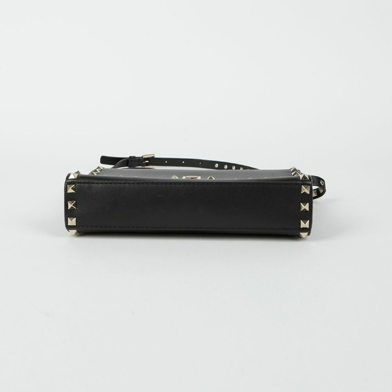 VALENTINO 2B0181 Rockstud 翻蓋肩斜背包-5
