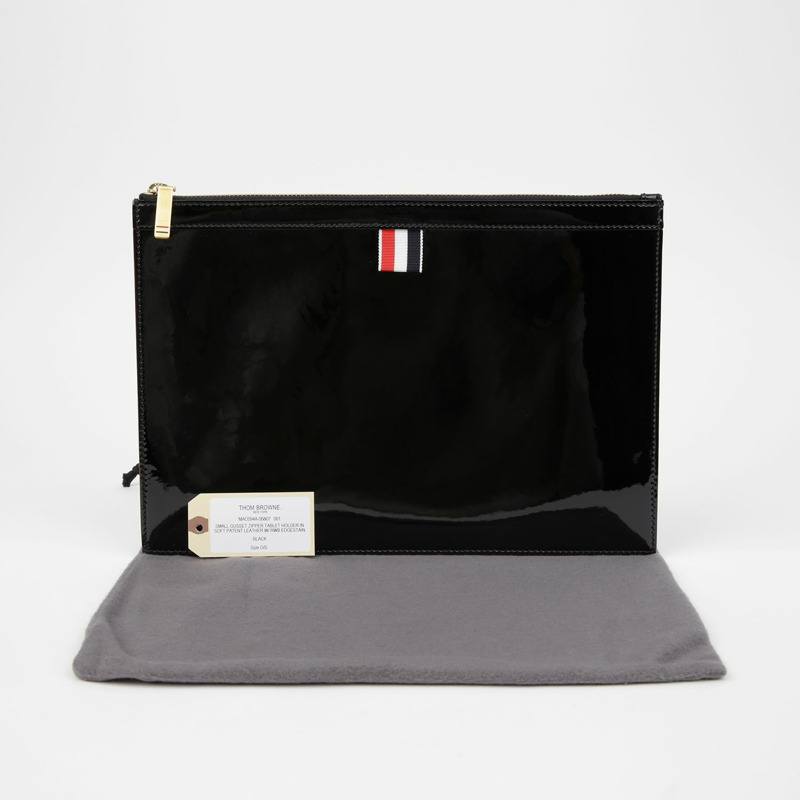 THOM BROWNE ZIP Tablet 小型手包 MAC094A-0
