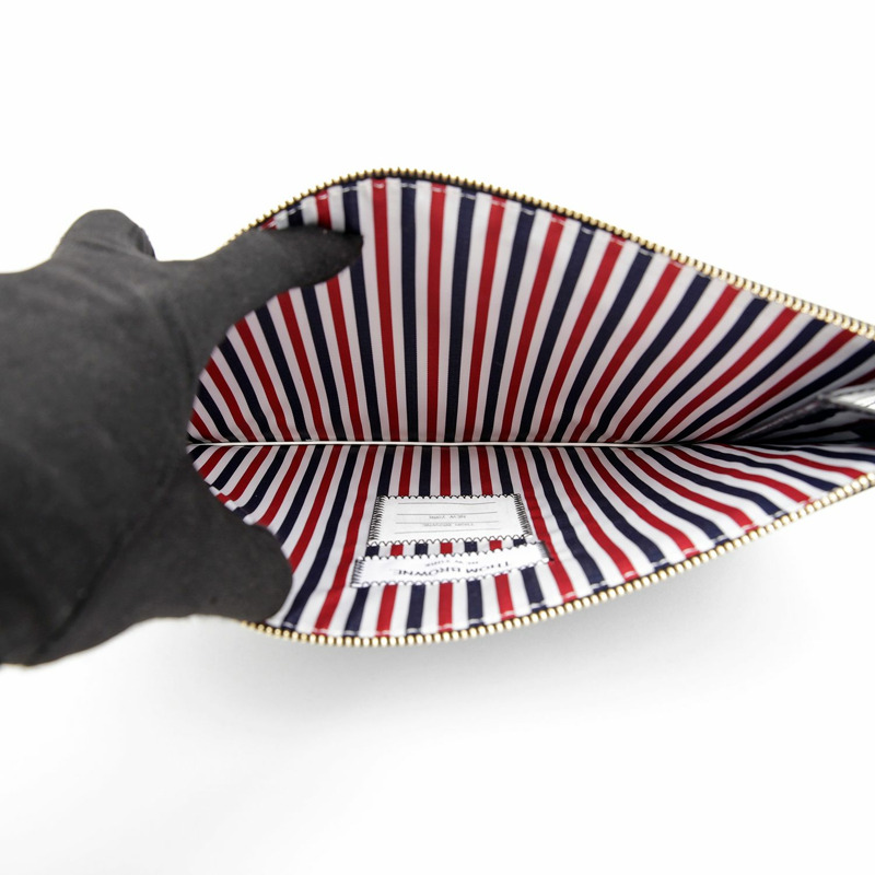 THOM BROWNE ZIP Tablet 小型手包 MAC094A-7