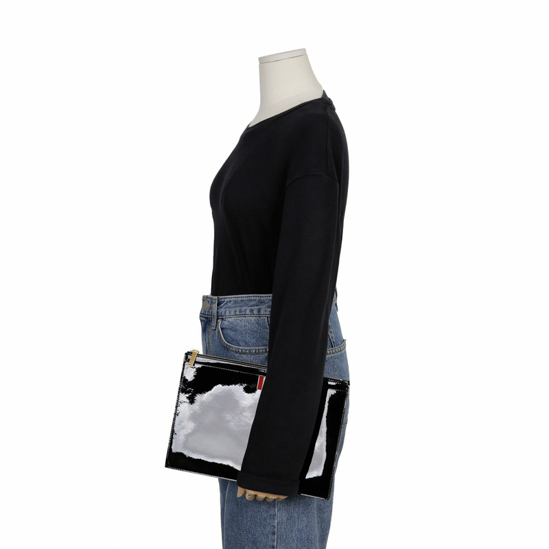 THOM BROWNE ZIP Tablet 小型手包 MAC094A-8