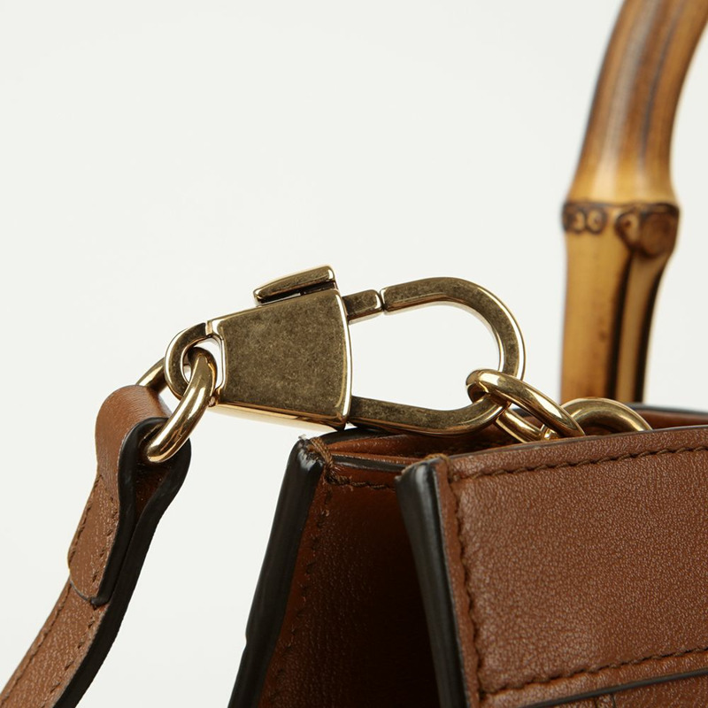 【包稅】GUCCI Diana 竹編中型手提單肩包 655658-7