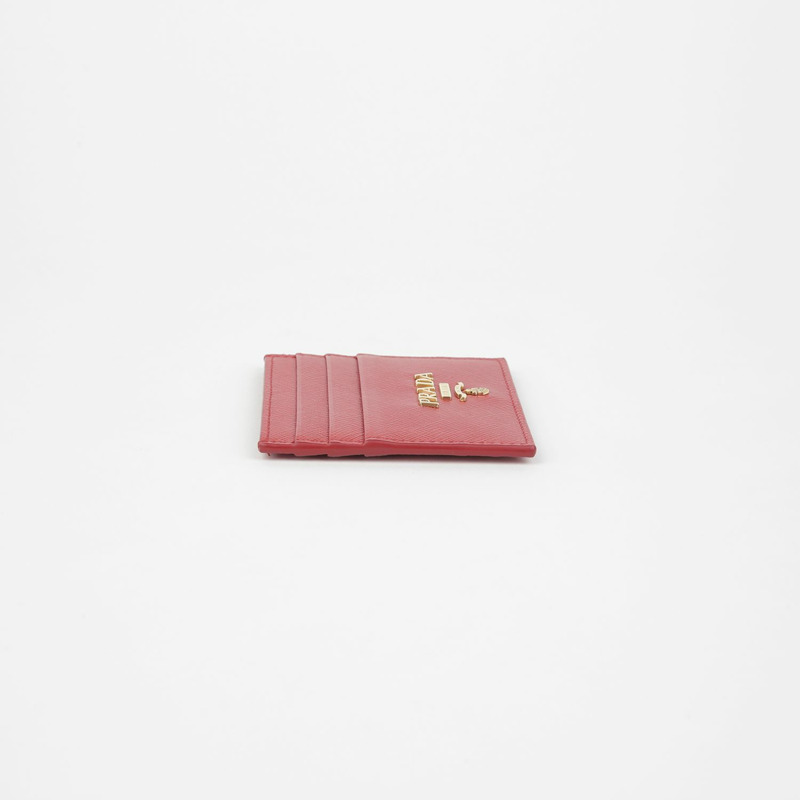 PRADA 1MC025 三角形標誌卡夾-4