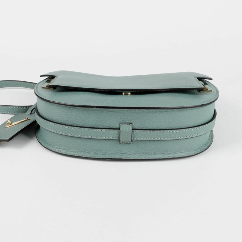 VALENTINO MW2B0133 Rockstud 圓形馬鞍形肩斜背包-6