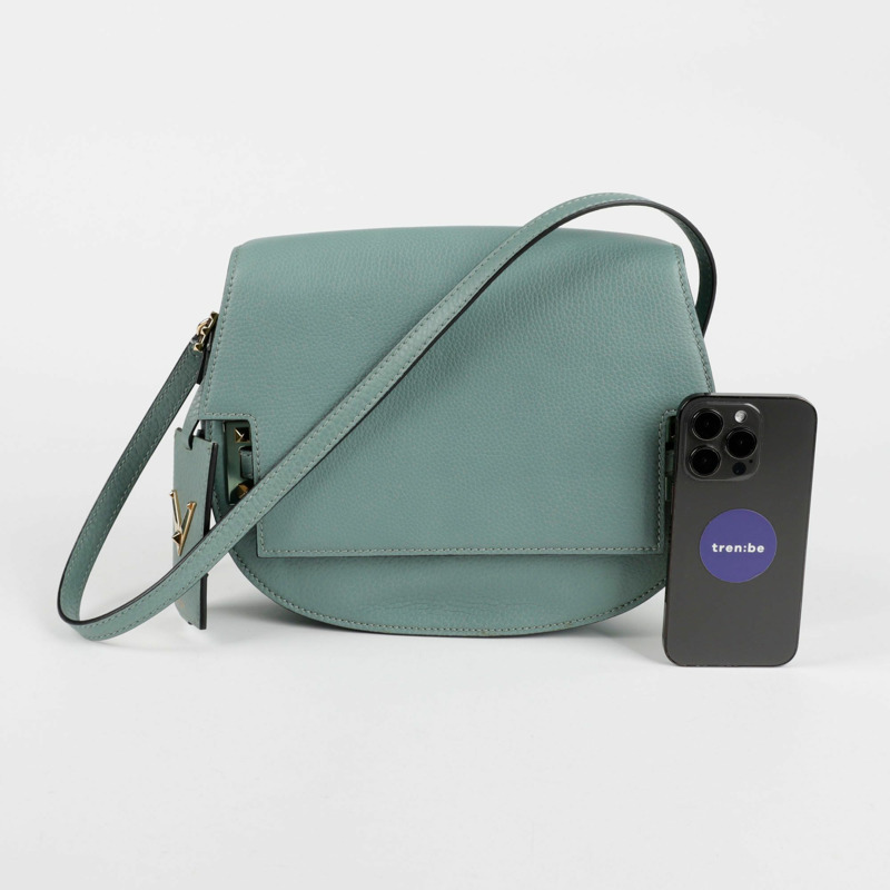 VALENTINO MW2B0133 Rockstud 圓形馬鞍形肩斜背包-7