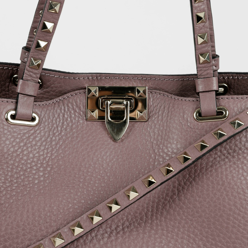 VALENTINO 2B0037 Rockstud 小號托特單肩包-1