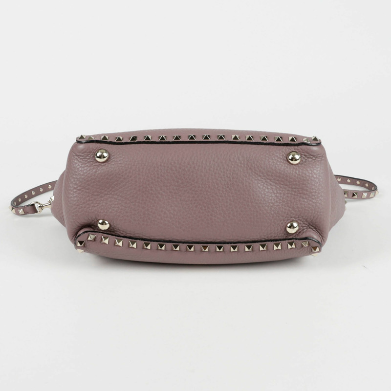 VALENTINO 2B0037 Rockstud 小號托特單肩包-6