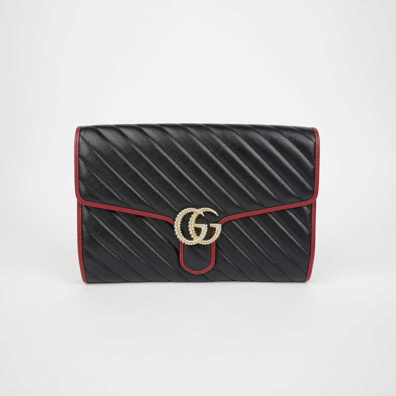 GUCCI 498079 GG Marmont 長褲手拿包-1