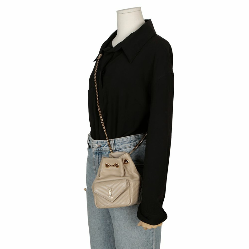 SAINT LAURENT 701631 Zoe 迷你水桶肩斜背包-8