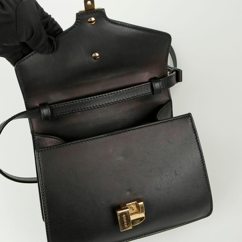 GUCCI Silvie 迷你頂部提手托特單肩包 470270-11