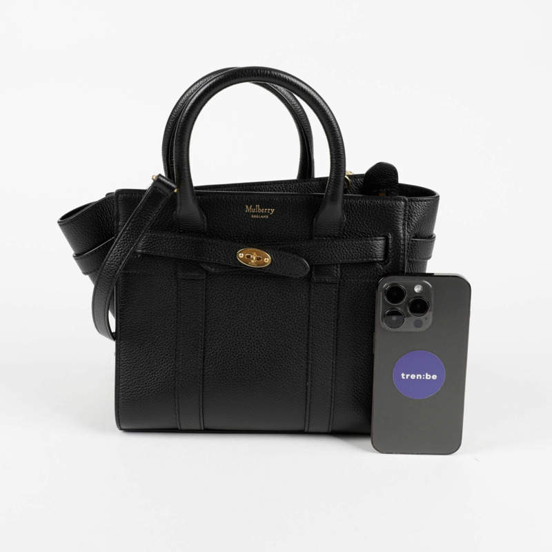 MULBERRY 迷你拉鍊托特單肩包 HH4949-7