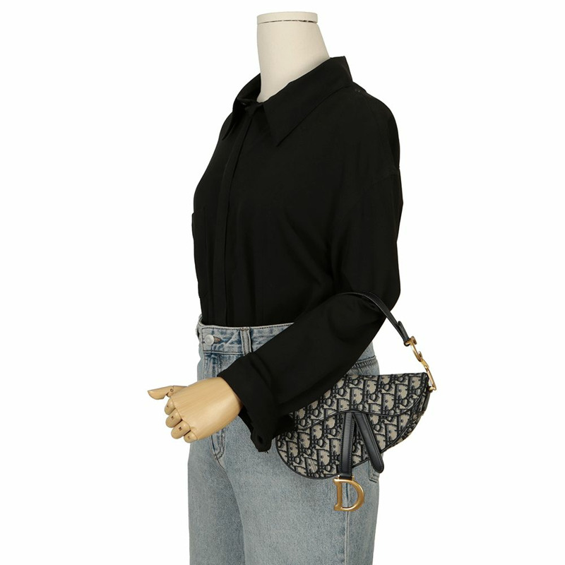 【包稅】DIOR 斜背迷你馬鞍肩包 M0447CTZQ-9