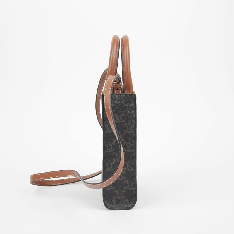 CELINE Vertical Cabas 迷你托特單肩包 194372BZK-4