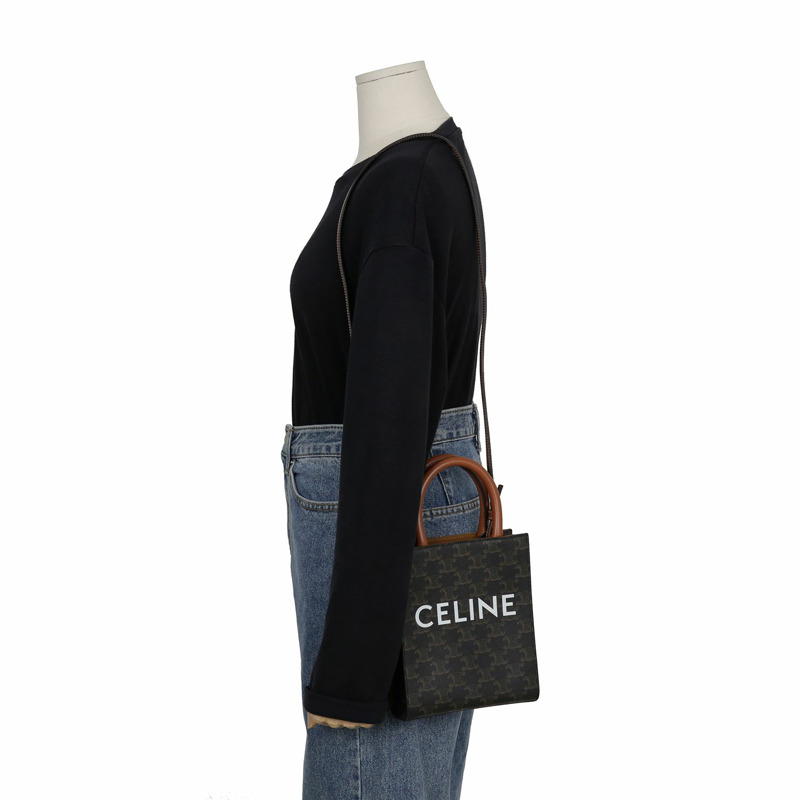 【包稅】CELINE 直式 Cabas 迷你手提單肩包 194372BZK-8
