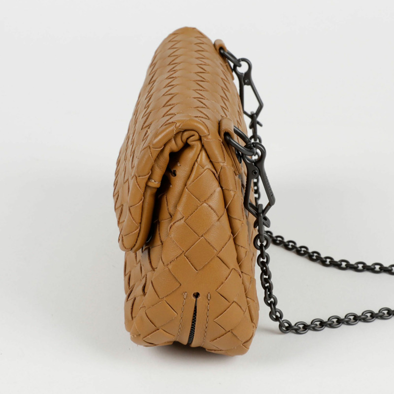 BOTTEGA VENETA Intrecciato 迷你鏈條單肩斜背包 310774-1