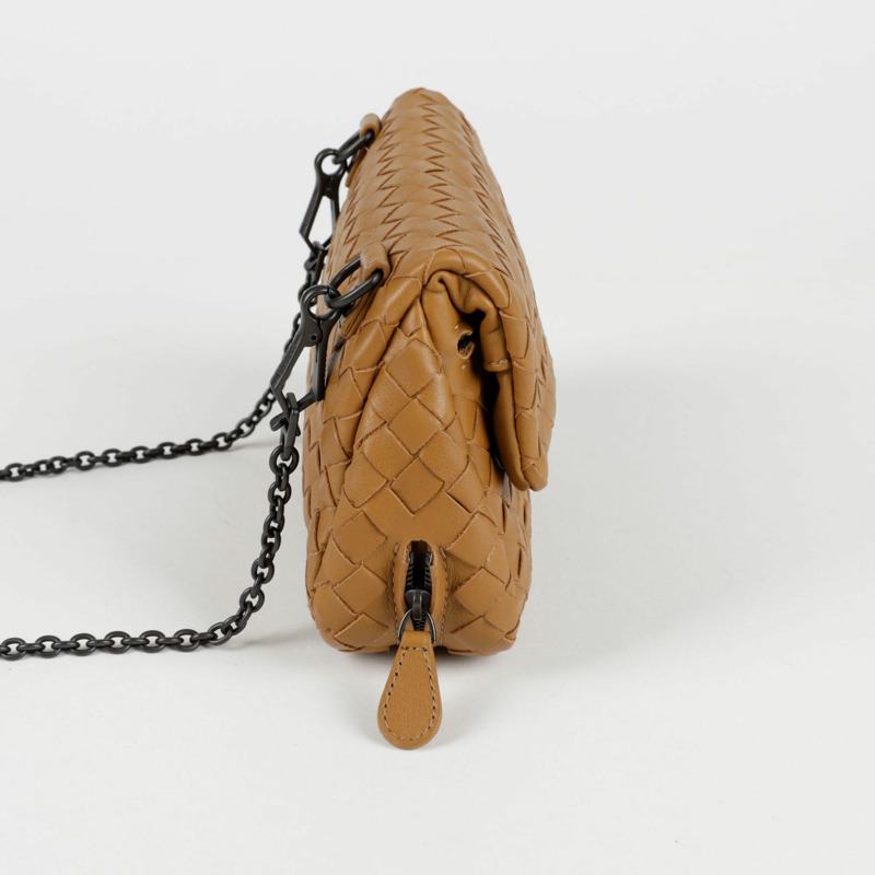 BOTTEGA VENETA Intrecciato 迷你鏈條單肩斜背包 310774-3