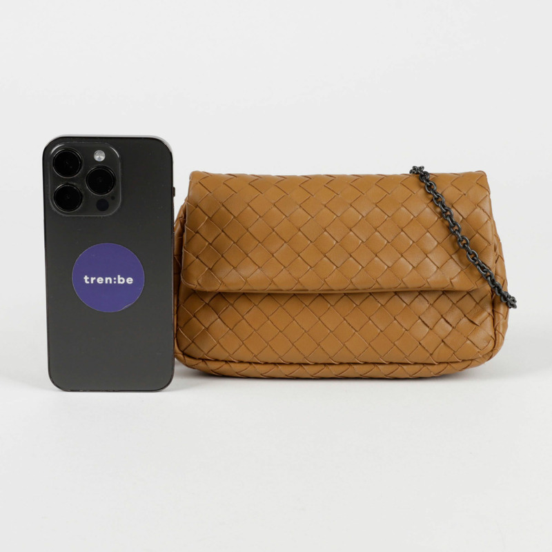 BOTTEGA VENETA Intrecciato 迷你鏈條單肩斜背包 310774-6