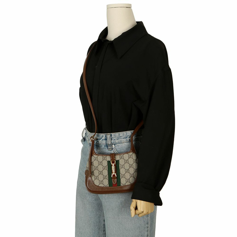 【包稅】GUCCI Jackie 1961 迷你肩斜背包 637092-9