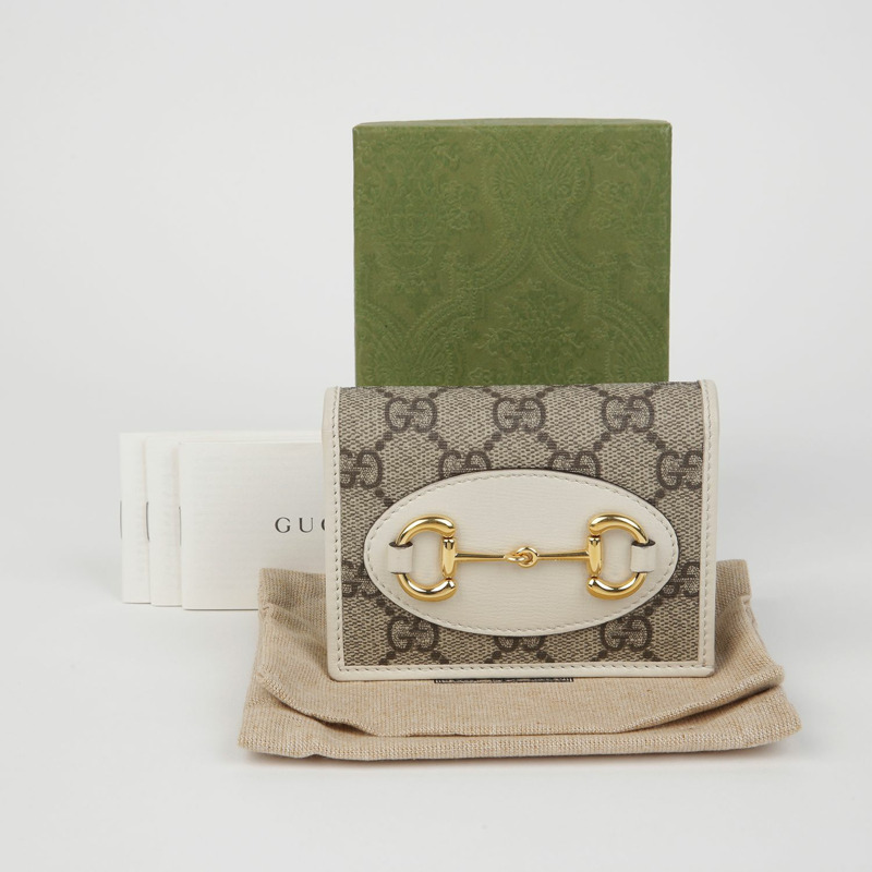 GUCCI Horsebit 1955 卡包錢包 621887-0