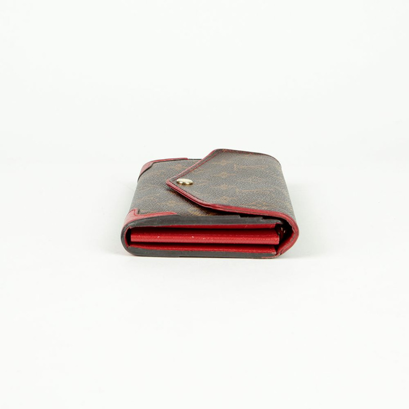 LOUIS VUITTON M61184 復古 Sara 皮夾 長版皮夾-5