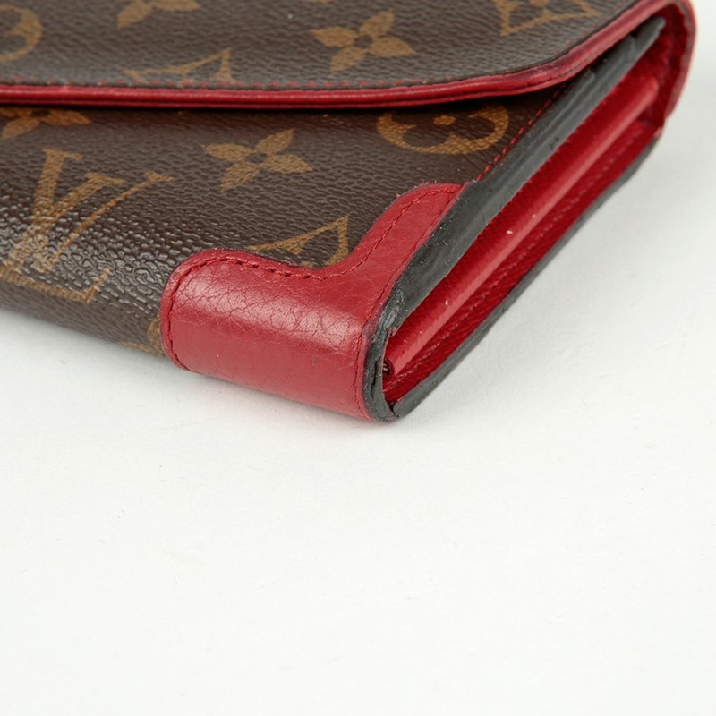 LOUIS VUITTON M61184 復古 Sara 皮夾 長版皮夾-7