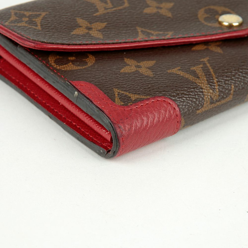 LOUIS VUITTON M61184 復古 Sara 皮夾 長版皮夾-8
