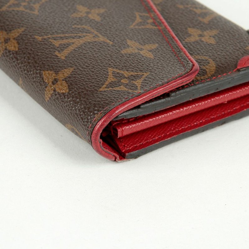 LOUIS VUITTON M61184 復古 Sara 皮夾 長版皮夾-10