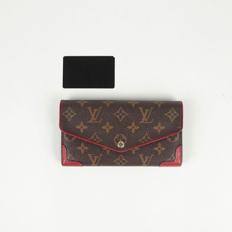 LOUIS VUITTON M61184 復古 Sara 皮夾 長版皮夾-13