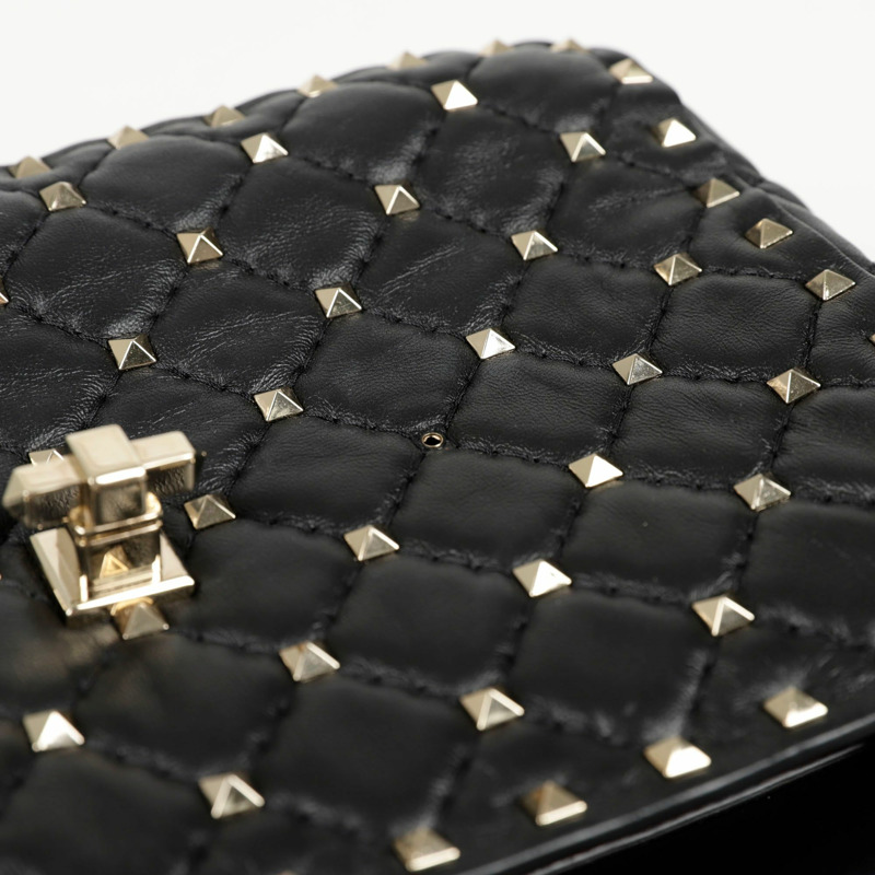 VALENTINO Rockstud Spike 中型托特單肩包 2B0122-9