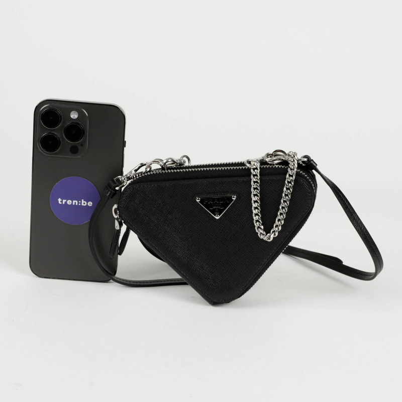 PRADA 三角形迷你斜背包 1NR015-7