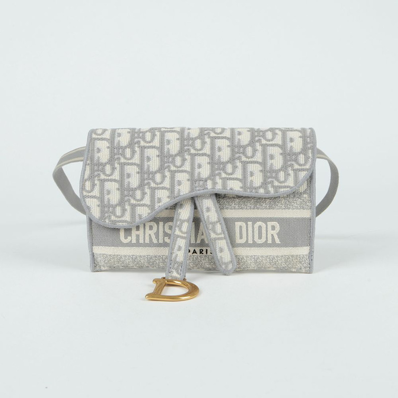 DIOR S5647CRIW 馬鞍形細長腰包-0