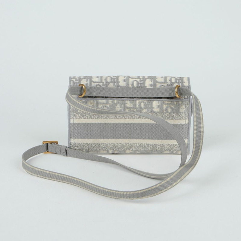 【包稅】DIOR S5647CRIW 馬鞍形超薄腰包-2