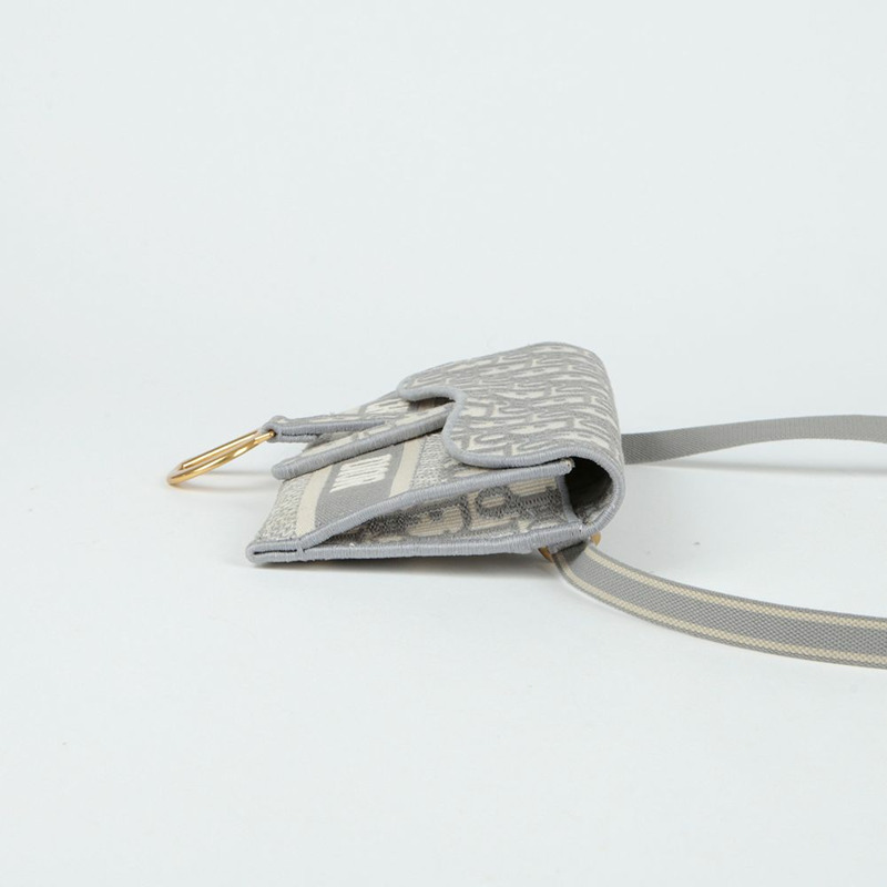 【包稅】DIOR S5647CRIW 馬鞍形超薄腰包-3