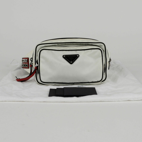 PRADA 1BL010 三角形標誌腰包