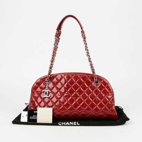 CHANEL Mademoiselle Bowling 鏈條單肩包 A66869