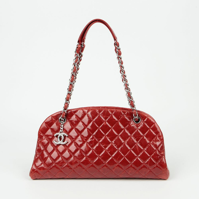 CHANEL Mademoiselle Bowling 鏈條單肩包 A66869-1