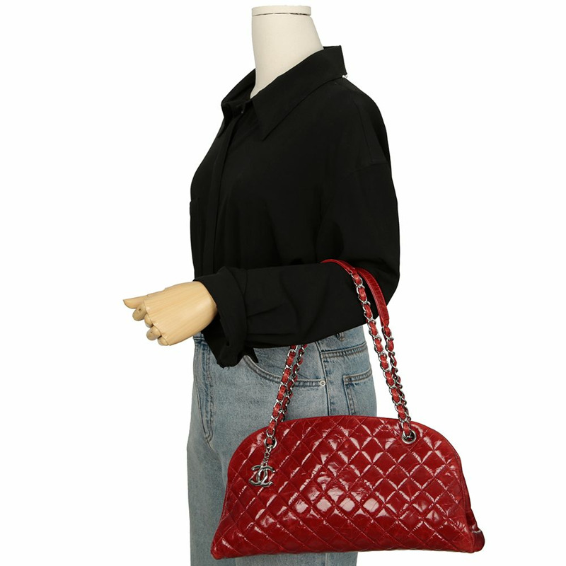 CHANEL Mademoiselle Bowling 鏈條單肩包 A66869-10