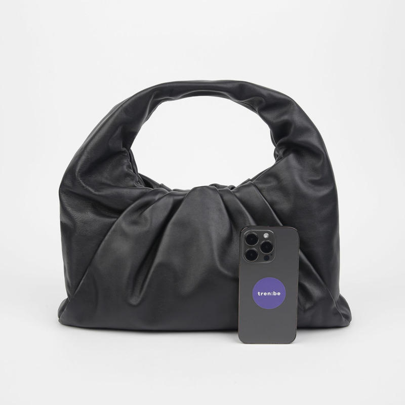 BOTTEGA VENETA 褶皺 Hobo 單肩包 610524-4