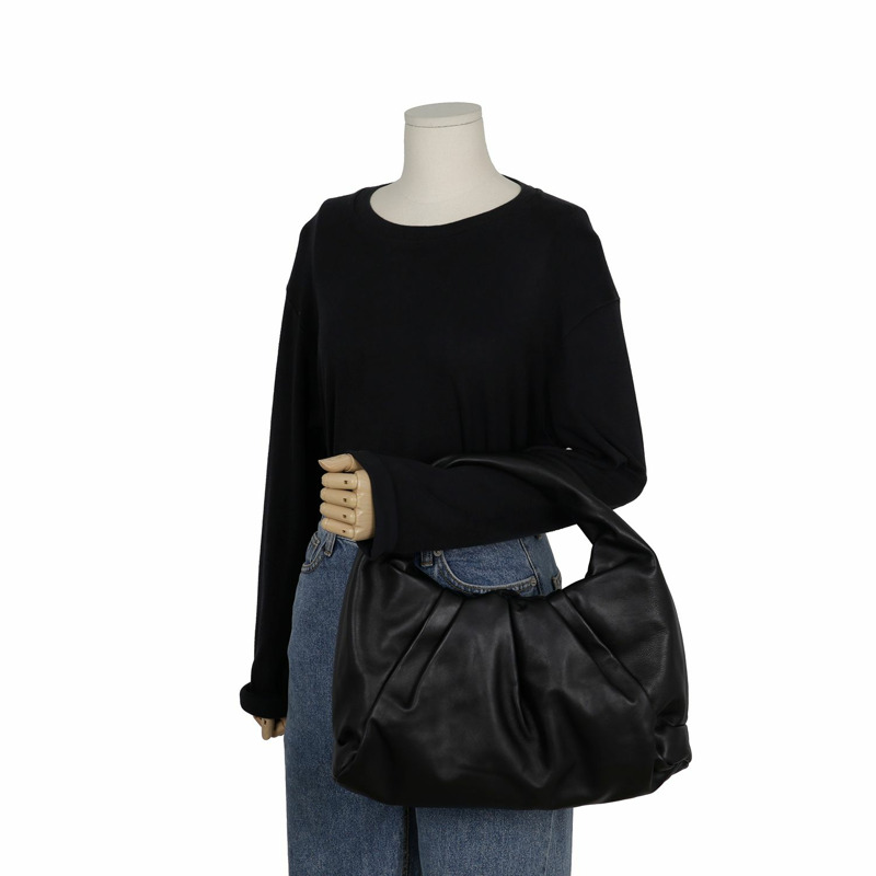 BOTTEGA VENETA 褶皺 Hobo 單肩包 610524-6