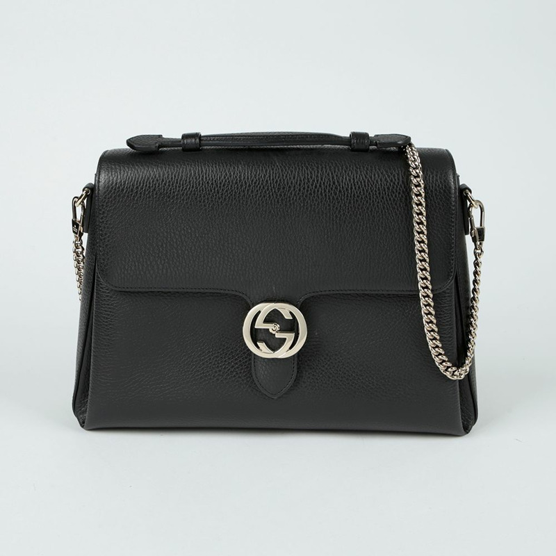GUCCI 互扣式頂部手把托特單肩包 510306-1