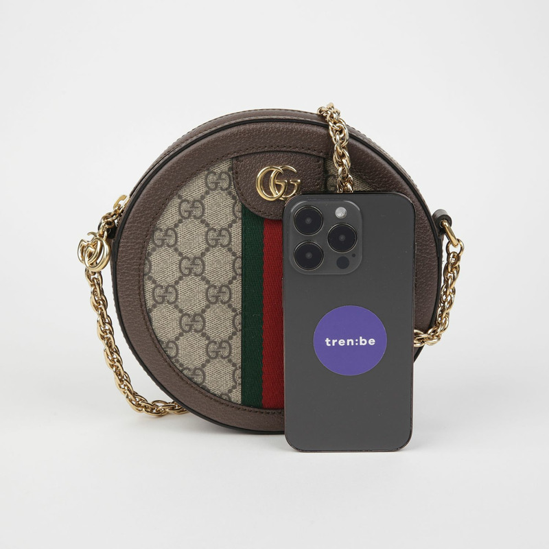 GUCCI Ophidia 迷你圓肩斜背包 550618-7
