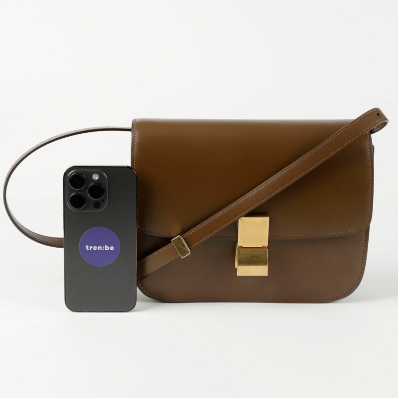 CELINE 189173DLS Classic Box 中型單肩包-6