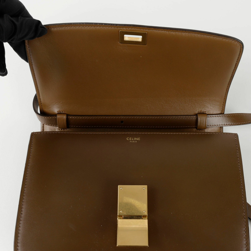 CELINE 189173DLS Classic Box 中型單肩包-8