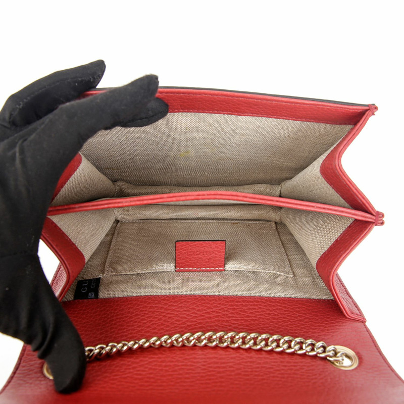 GUCCI 互鎖鏈條單肩斜背包 510304-11