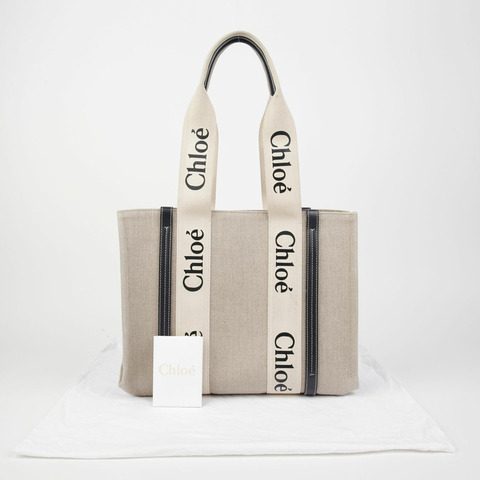 CHLOE CHC22AS383 木質中型手提包