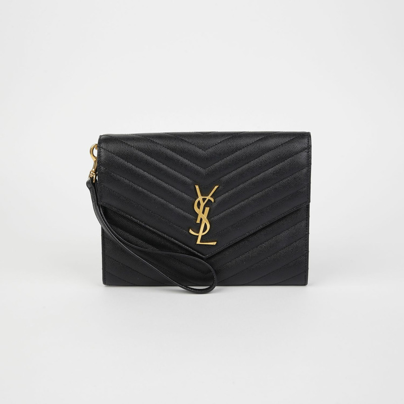 SAINT LAURENT 字母信封手拿包 617662-1
