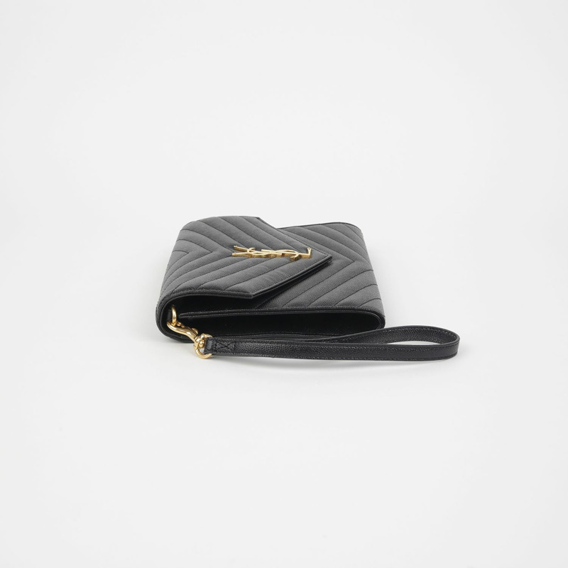 SAINT LAURENT 字母信封手拿包 617662-4